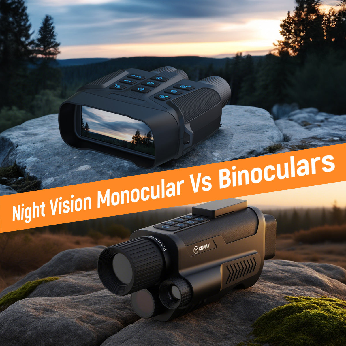 Best Guide Of Night Vision Monocular Vs Binocular In 2025 |CIGMAN